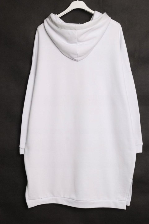 ITALY oversize TUNIKA dresowa BIAŁA 44/46/48
