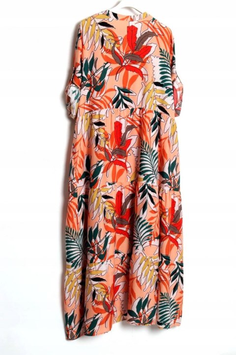 ITALY sukienka oversize LONG FALBANA r 48/50/52