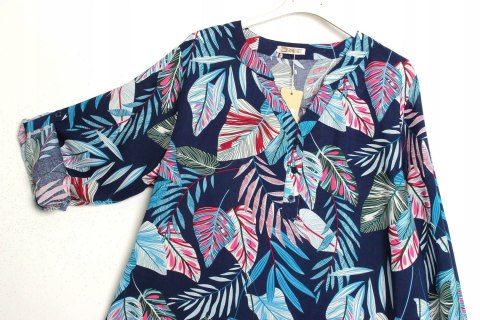 KOSZULOWA bluzka KWIAT 52/54/56