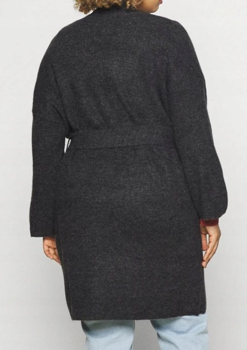 PIECES kardigan NARZUTKA grafitowy r 50/52/54