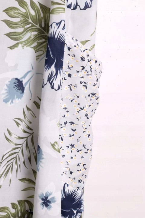 SUKIENKA OVERSIZE zwiewna KWIATY 48/50