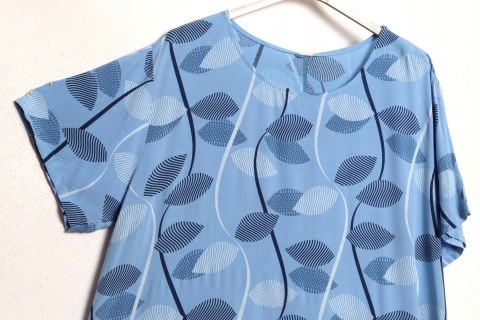 SUKIENKA OVERSIZE zwiewna LATO long 50/52/54