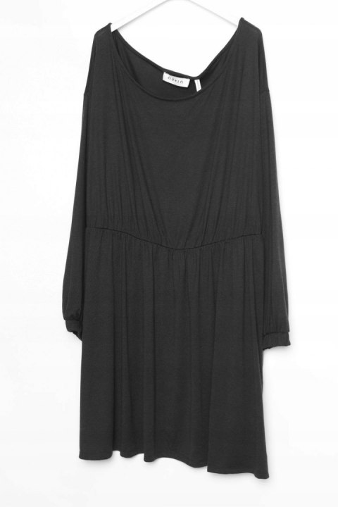 TUNIKA oversize JERSEY czerń 54/56