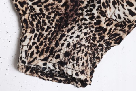 ALLADYNKI spodnie ZWIEWNE panterka rybaczki r 54