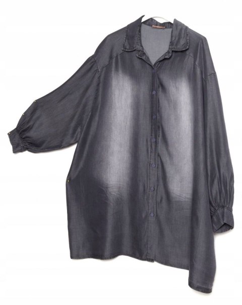 ITALY jeans KOSZULA grafit LYOCELL 52/54/56