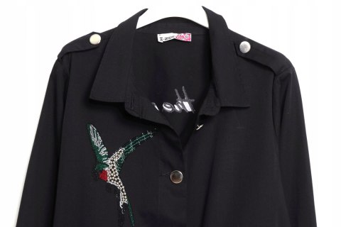 ITALY kurtka CYRKONIE vintage HAFTY r 48