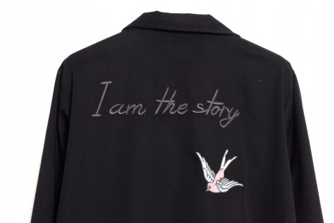 ITALY kurtka CYRKONIE vintage HAFTY r 48