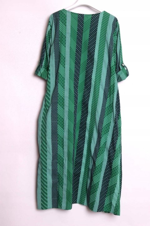 ITALY sukienka OVERSIZE zielona 44/46