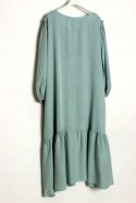 ITALY sukienka oversize LONG zielona 44/46/48