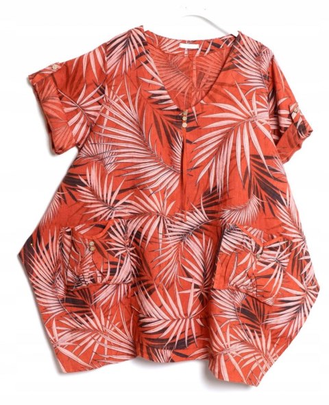 ITALY tunika LEN OVERSIZE 46/48/50/52