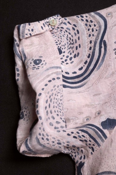 ITALY tunika SZMIZJERKA len OVERSIZE r 48/50/52/54