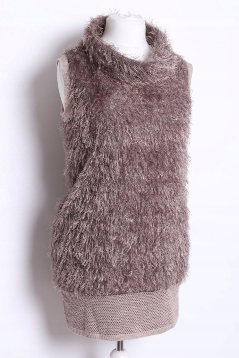 KAMIZELKA futrzak BEŻOWE 44/46