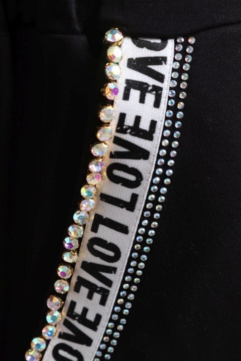 LUIZA ITALY oversize DRES napisy cyrkonie r 46