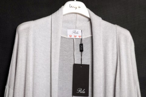 NARZUTKA oversize szary LONG 42/44/46/48