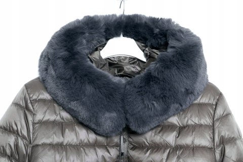 PŁASZCZ szary OCIEPLANY lekki 2XL r 44/46