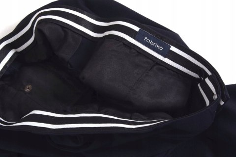 SPODNIE cygaretki GRANATOWE jersey 54/56