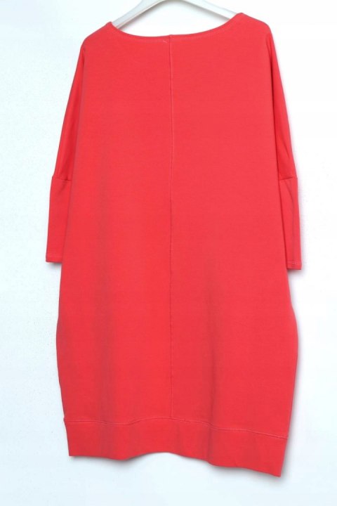 SUKIENKA koralowa jersey WIOSNA 38/40/42