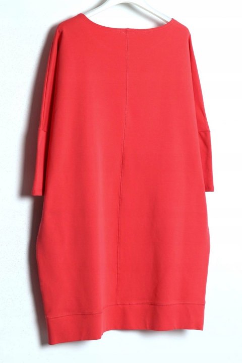 SUKIENKA koralowa jersey WIOSNA 38/40/42