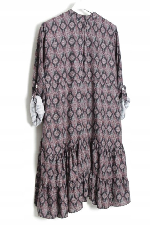 SUKIENKA oversize TRAPEZ falbana r 44/46