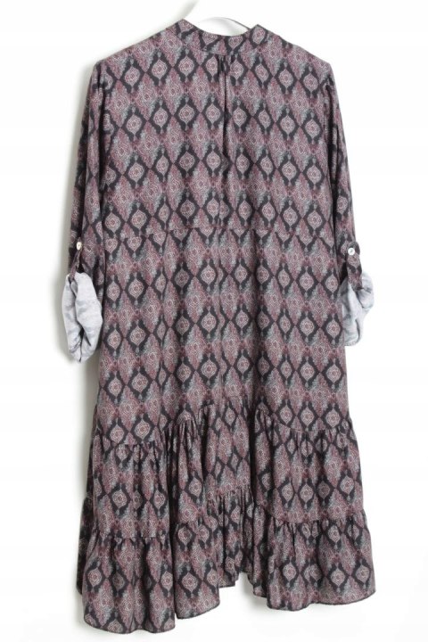 SUKIENKA oversize TRAPEZ falbana r 44/46