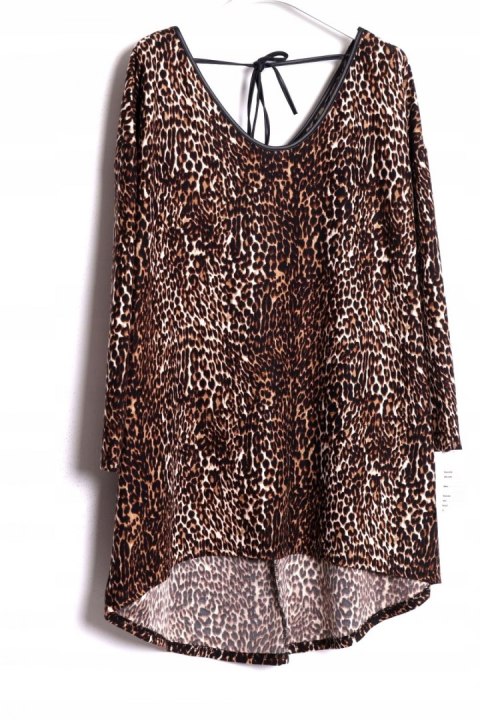 TUNIKA panterka BLUZKA OVERSIZE 50/52