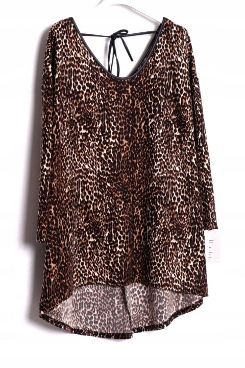 TUNIKA panterka BLUZKA OVERSIZE 50/52