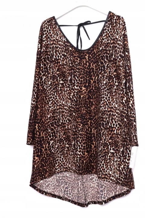 TUNIKA panterka BLUZKA OVERSIZE 50/52