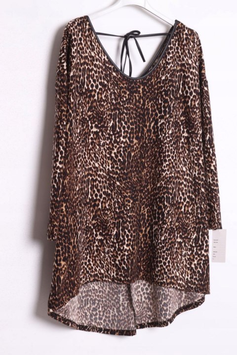 TUNIKA panterka BLUZKA OVERSIZE 50/52