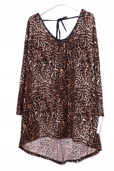TUNIKA panterka BLUZKA OVERSIZE 50/52