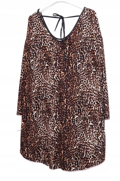 TUNIKA panterka BLUZKA OVERSIZE 50/52