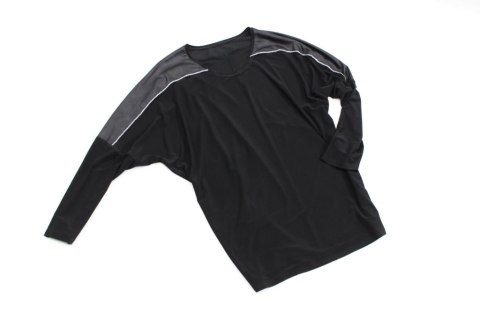 Tunika KIMONO CZERŃ efektowna WSTAWKA r 56/58