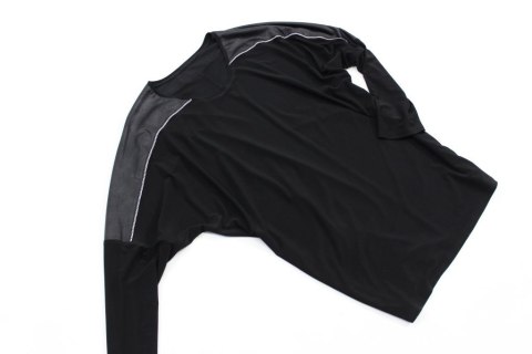 Tunika KIMONO CZERŃ efektowna WSTAWKA r 56/58