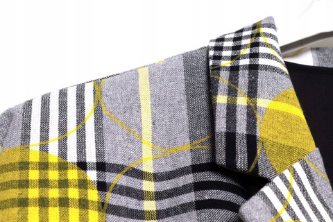 WENDY TRENDY płaszcz KRATA oversize 46/48/50/52/54