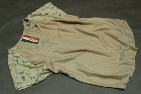 BLUZKA nude ZWIEWNA oversize r 44/46/48