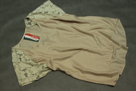 BLUZKA nude ZWIEWNA oversize r 44/46/48
