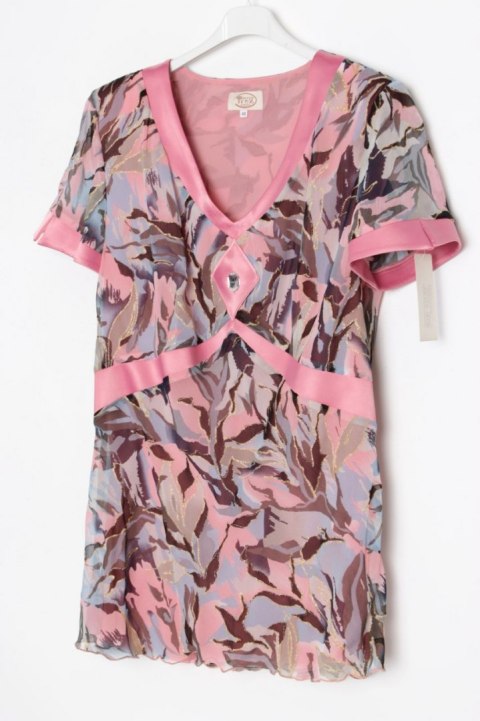 BLUZKA wyszczuplający fason WZORY r 54