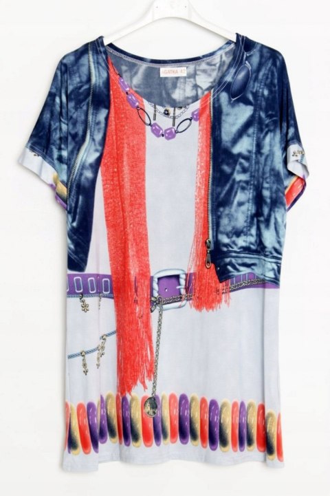 BLUZKA zgrabny fason WZORY r 42