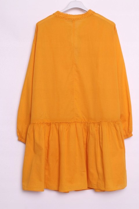 H&M musztardowa TUNIKA boho r XL 48/50