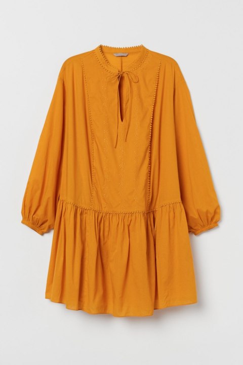 H&M musztardowa TUNIKA boho r XL 48/50