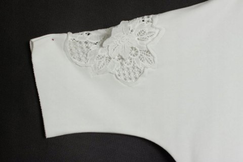 ITALY TUNIKA bluza OVERSIZE hafty KORONKA r 42/44