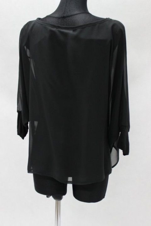 MOTYL czerń złoto NIETOPERZ + topik r 44/46