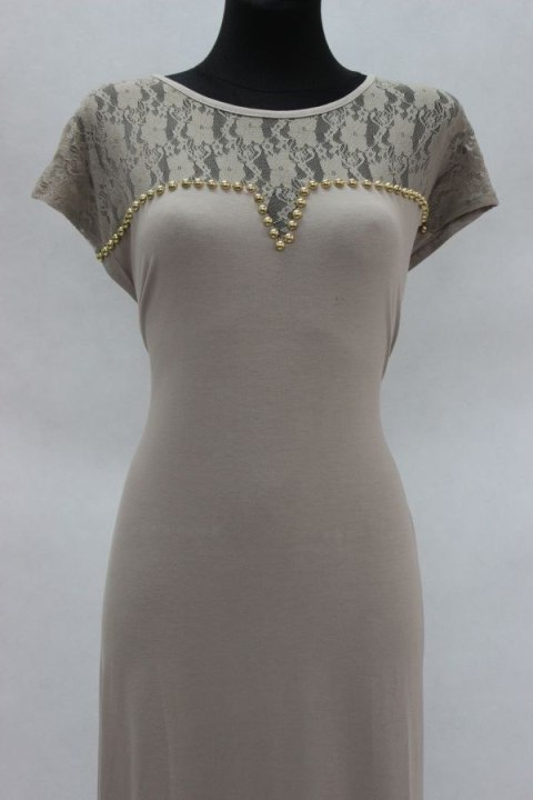 SUKIENKA jersey CAPPUCCINO r 44/46