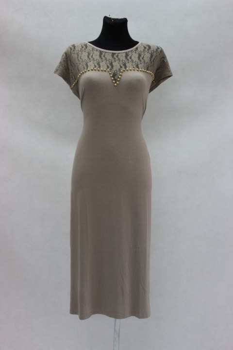 SUKIENKA jersey CAPPUCCINO r 44/46