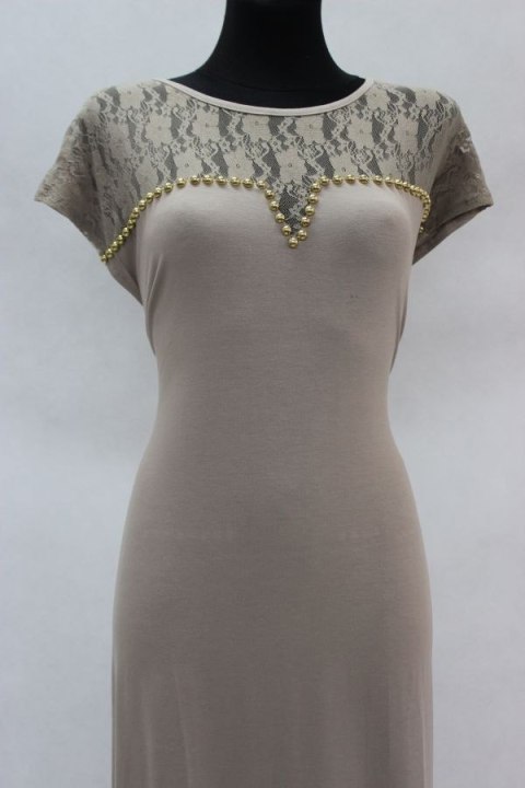 SUKIENKA jersey CAPPUCCINO r 44/46