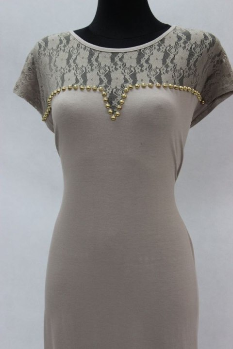 SUKIENKA jersey CAPPUCCINO r 44/46