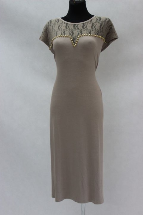 SUKIENKA jersey CAPPUCCINO r 44/46