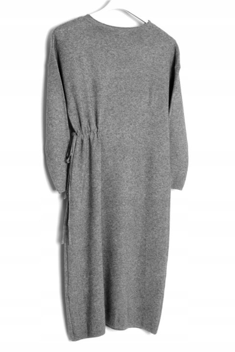 SUKIENKA oversize SWETROWA szary melanż r 38/40/42