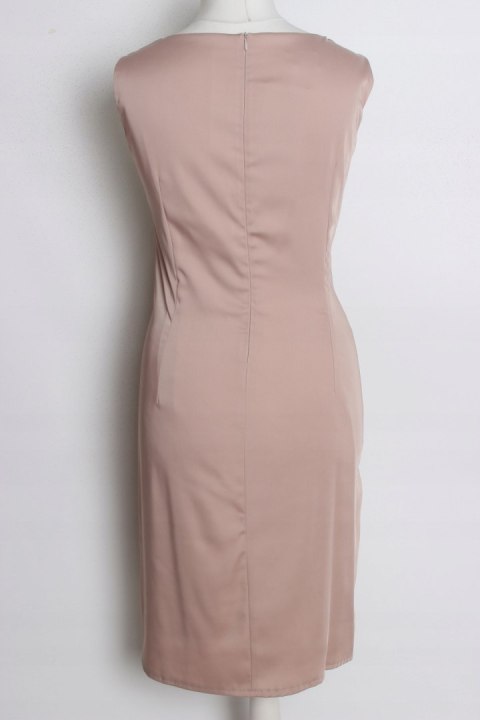 SUKIENKA wstawka KORONKA nude beż r 46