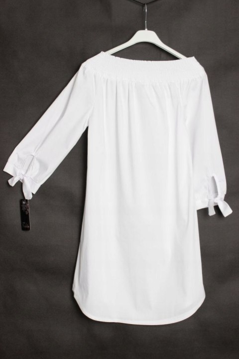 TUNIKA bluzka HISZPANKA biel XS S 36/38