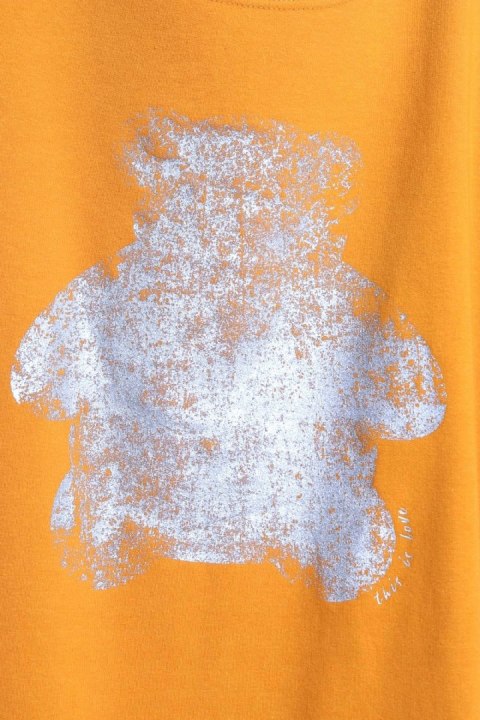 TUNIKA odkryte ramiona OVERSIZE miodowa MIŚ 44/46